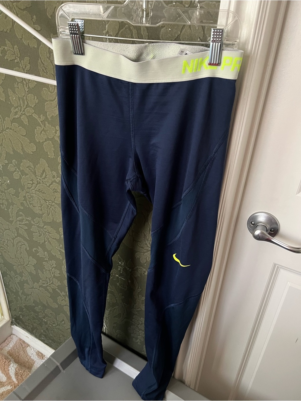 Nike Pro Navy Blue Compression Leggings